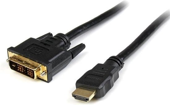 2m HDMI - DVI-D Wit, Zwart