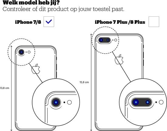 iPhone 7/8/SE(2020) hoesje 